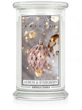 Large scented candle with two wicks Aurum & Evergreen 623g
