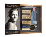 Nutri-Gold set day cream 50ml + Nutri-Gold night cream 50ml + Ideal Soft micellar water for sensitive skin 200ml
