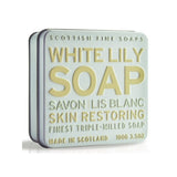 White Lily Soap In A Tin canned soap 100g