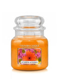 Medium scented candle with two wicks Sunshine & Daisies 453g