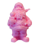 Happy Soaps Pink St. Santa Claus with gifts natural glycerin soap Cherry 60g