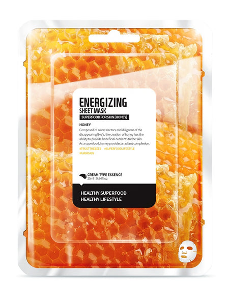 Energizing Sheet Mask energizing face mask Honey 25ml – Cosmetics ...