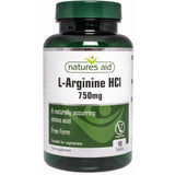 L-Arginine HCL 750mg dietary supplement 90 tablets