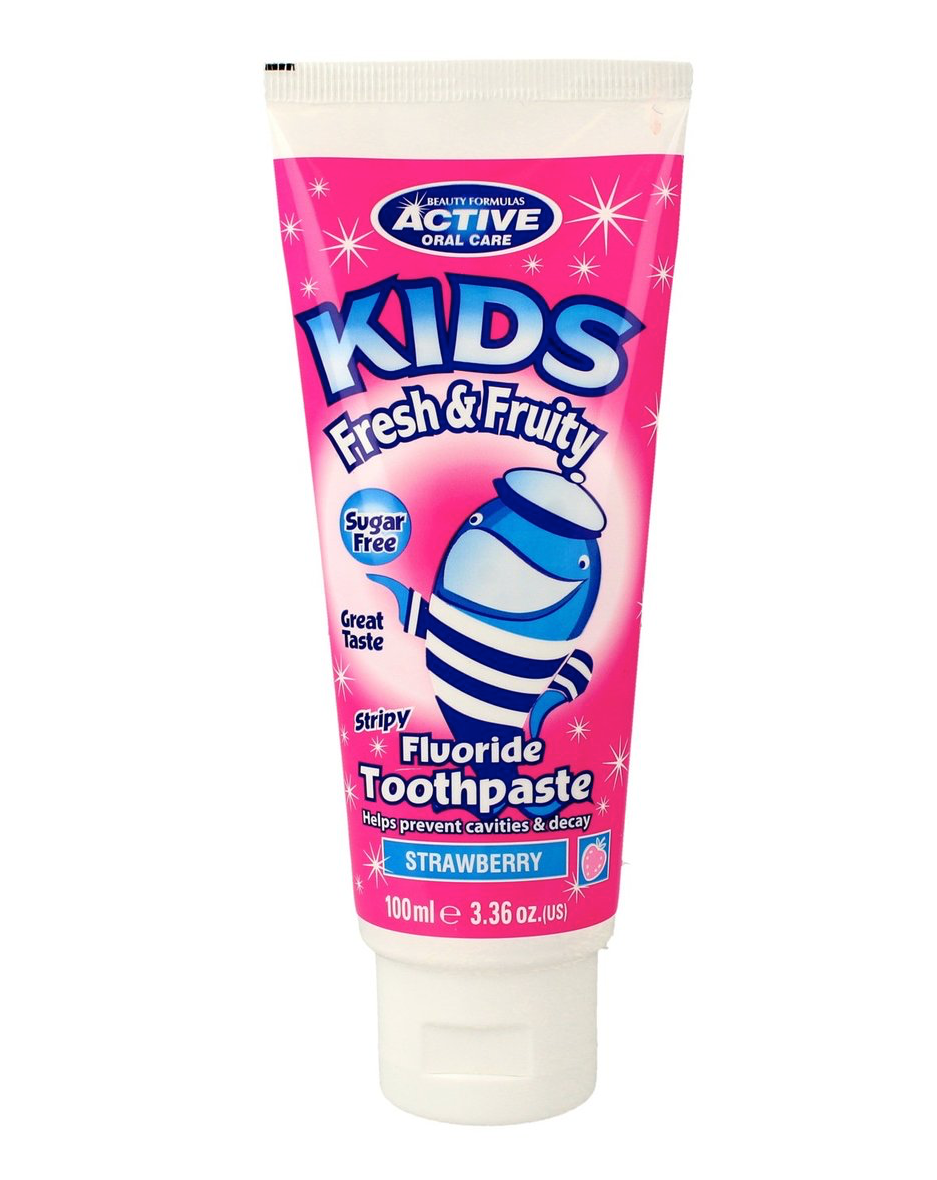 I Toothpaste Kids Fluoride Toothpaste toothpaste for children with fluoride Strawbe ...