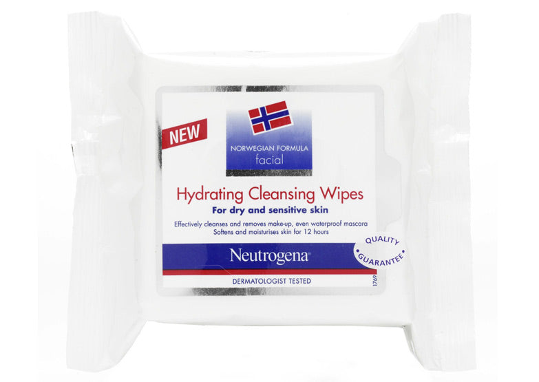 Norwegian Formula Facial Hydrating Cleansing Wipes 25pcs Cosmetics beauty shop