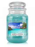 Large, scented candle with two wicks Tropical Waters 652g