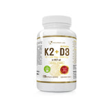 Vitamin K2 MK-7 with Natto 100µg + D3 2000IU 50µg dietary supplement 120 soft capsules