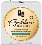 Golden Ceramides Velvet Anti-Wrinkle Cream velvety anti-wrinkle cream for combination and normal skin 50ml