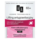 Dermo Technology Antigravitational Lifting Night Cream 65+ rebuilding and regenerating night cream 50ml