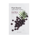 Pure Source Cell Sheet Mask cotton face mask Acai Berry 21g