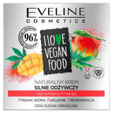 I Love Vegan Food natural cream with strong nourishing Hemp Oil + Mango 50ml