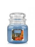 Medium scented candle with two wicks New England 453g