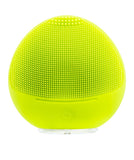 Green sonic silicone facial brush