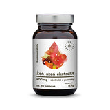Ginseng - Ginseng extract 400mg + guarana extract, dietary supplement 90 tablets 63g
