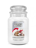 Large, scented candle with two wicks Winter's Nap 652g