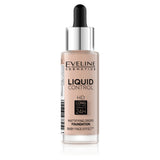 Liquid Control HD Long Lasting Formula 24H face foundation with a dropper 020 Rose Beige 32ml