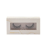 False Lashes false eyelashes on the Mysterious Gal bar