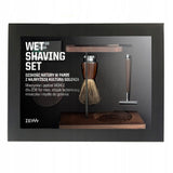 Wet Shaving set razor + shaving brush + bowl + stand for brush and razor + shaving soap 85ml