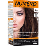 Permanent Coloring hair dye 5.38 Chocolate Light Brown 140ml