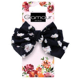 Automatic hair clip with a bow