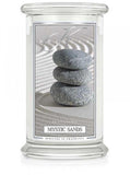 Large Mystic Sands scented candle with two wicks 623g