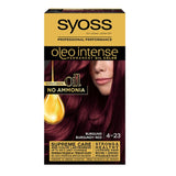 Oleo Intense hair dye with permanent coloring with oils 4-23 Burgundy Red