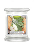 Medium scented candle with two wicks Crisp Apple & Sage 411g