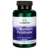 Chromium, Picolinate, 200 µg, dietary supplement, 200 capsules