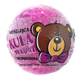 Sparkling bath ball with a surprise Pink 120g