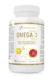 Omega 3 + Vitamin E 1000mg No GMO food supplement 90 soft capsules