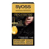 Oleo Intense hair dye with permanent coloring with 1-10 Intensive Black oils
