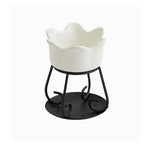 Petal Bowl wax fireplace white 1 pc