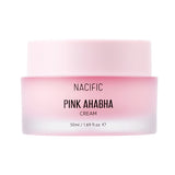 Pink AHA-BHA face cream with acids 50ml