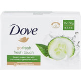 Go Fresh Cucumber & Green Tea Scent creamy bar soap 2x100g