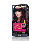 Omega Permanent Hair Color Cream permanently tints hair dye 5.62 Dark Bordo