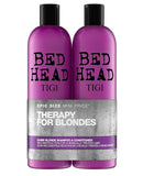 Therapy For Blondes set Bed Head Dumb Blonde Shampoo shampoo for blond hair 750ml + Dumb Blonde Conditioner conditioner for blond hair 750ml