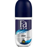 Men Sport 72h antiperspirant roll-on with a citrus scent 50ml