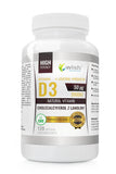 Vitamin D3 50?g + L-Leucine + Prebiotic Natural Vitamin dietary supplement 120 capsules