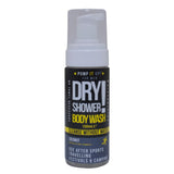 For Men Dry Shower Body Wash Coconut 150ml dry body and hand wash foam