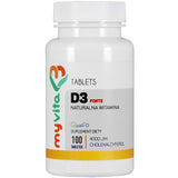 Vitamin D3 Forte natural dietary supplement 100 tablets