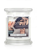 Medium scented candle with two wicks Knitted Cashmere 411g
