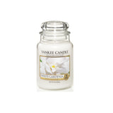 Scented candle, large jar, White Gardenia 623g