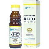 Liposomal Vitamin K2 100µg + D3 2000IU, dietary supplement 100ml
