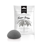 Konjac Sponge Konjac Facial Sponge Black / Black 1pc