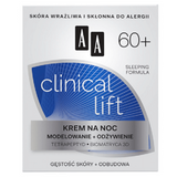 Clinical Lift 60+ Night Cream modeling night cream + nutrition 50ml