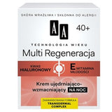 Technology Age 40+ Multi Regeneration Night Cream firming and strengthening night cream 50ml
