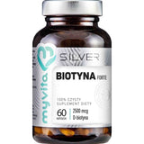 Silver Biotin Forte 2500 µg 100% pure dietary supplement 60 capsules