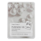 Pureness 100 Pearl Mask Sheet Brightening nourishing face mask with pearl extract 21ml