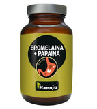 Bromelain + Papain 500mg dietary supplement 90 capsules
