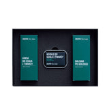 Demanding Traper set face and body cream 80ml + aftershave balm 80ml + face and body soap 85ml + soap dish
